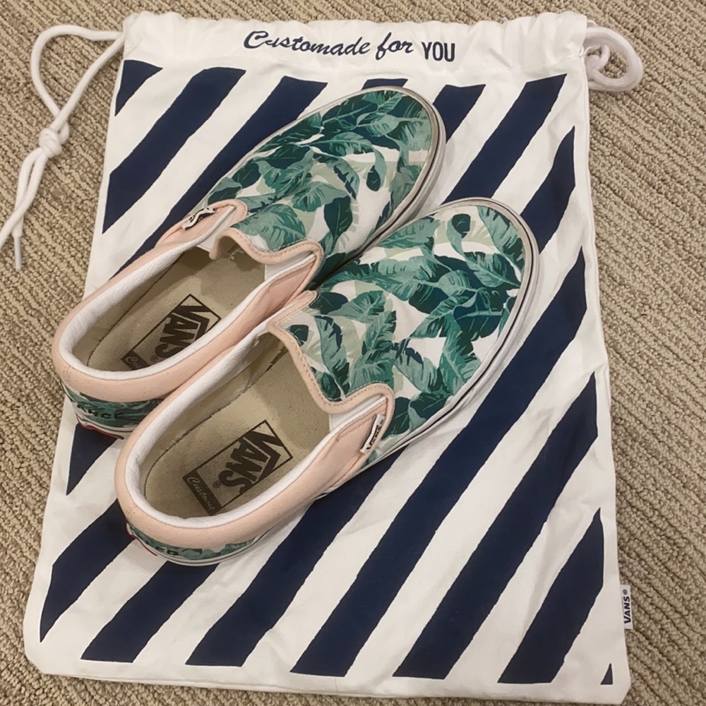 Custom Asher Palm Leaves Slip-ons - Picture 8 of 8